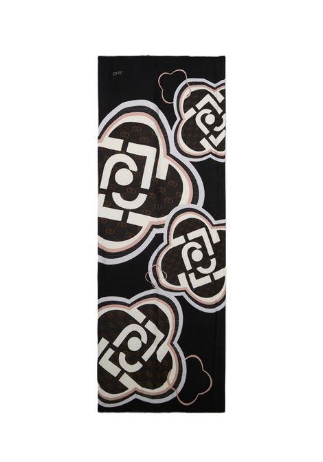 foulard portalogo nero LIU JO | 2F5082T0300PORTALOGO-22222